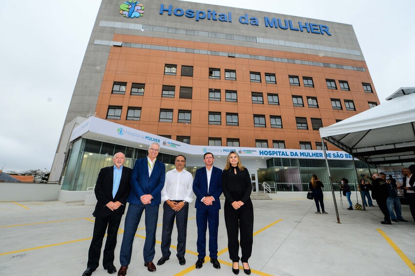 Prefeito Orlando Morando entrega 1ª etapa do Hospital da Mulher de São Bernardo