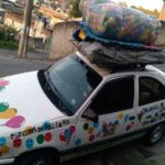 carro de transporte de brinquedos
