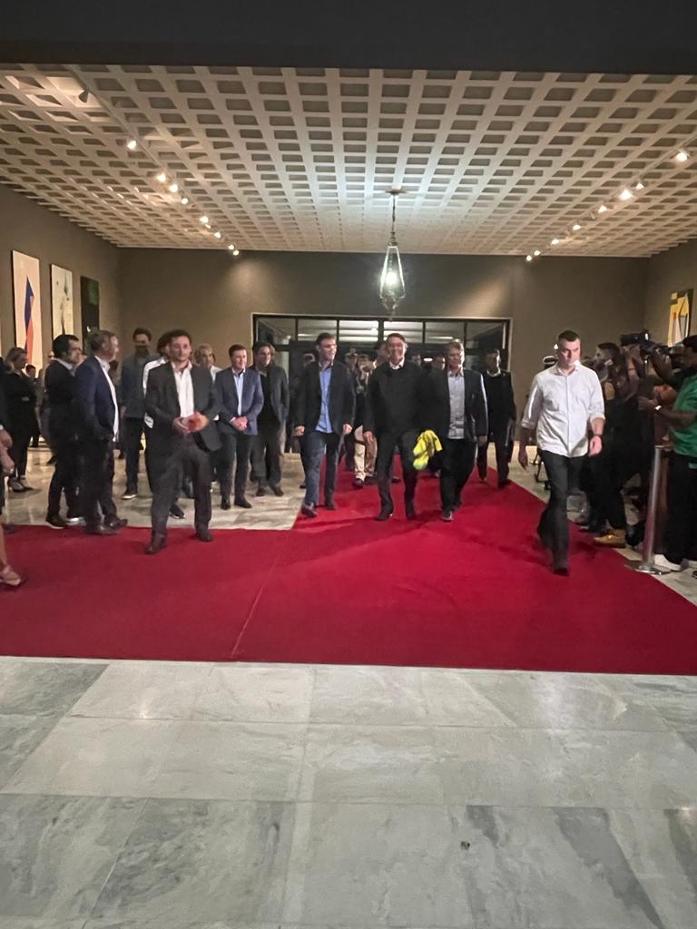 Bolsonaro no Palácio dos Bandeirantes 