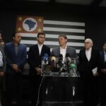 Rodrigo Garcia, Tarcísio de Freitas e a equipe de transição