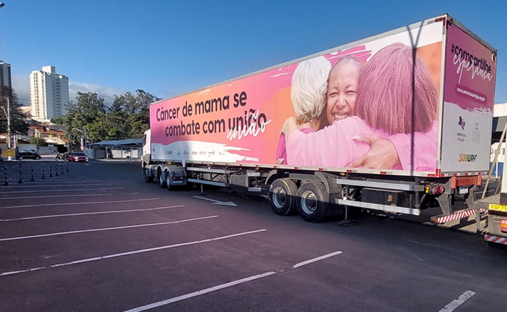 Carreta de mamografia chega em Mauá para detecção do câncer de mama