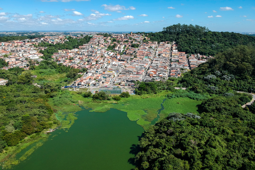 Vista aérea do bairro Alvarenguinha