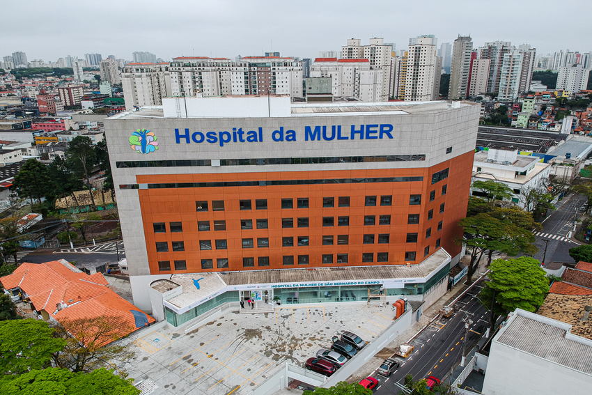 fachada do Hospital da Mulher