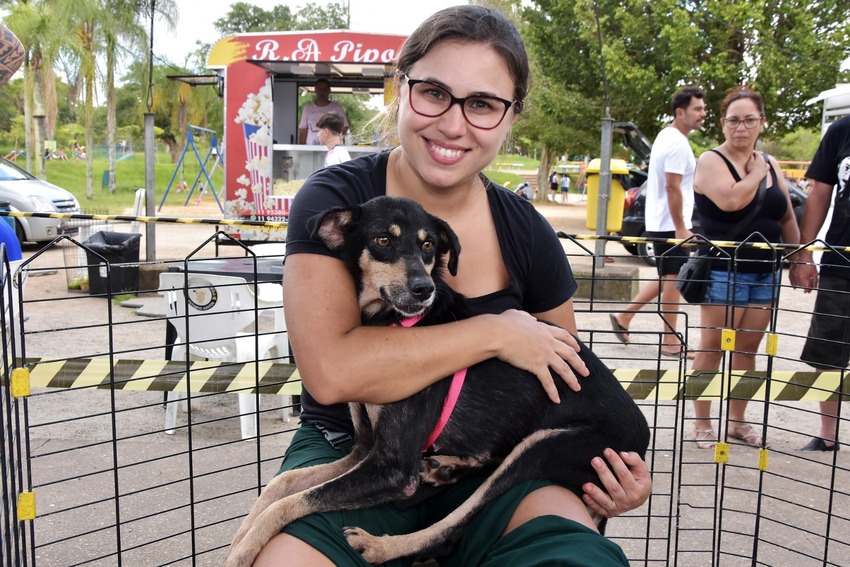 Feira “Eu amo, eu adoto” garante lar para 55 animais em Santo André