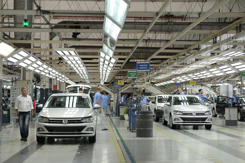 fábrica da Volkswagen