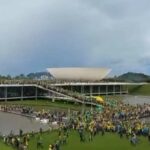 manifestantes em Brasília