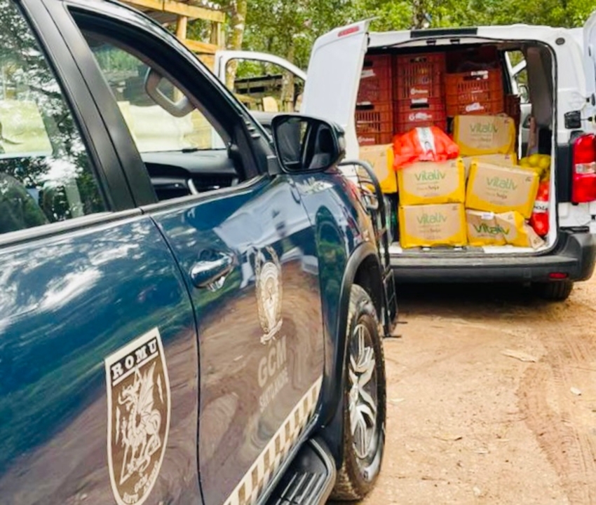 GCM localiza veículo e recupera carga roubada no Jardim Santo André