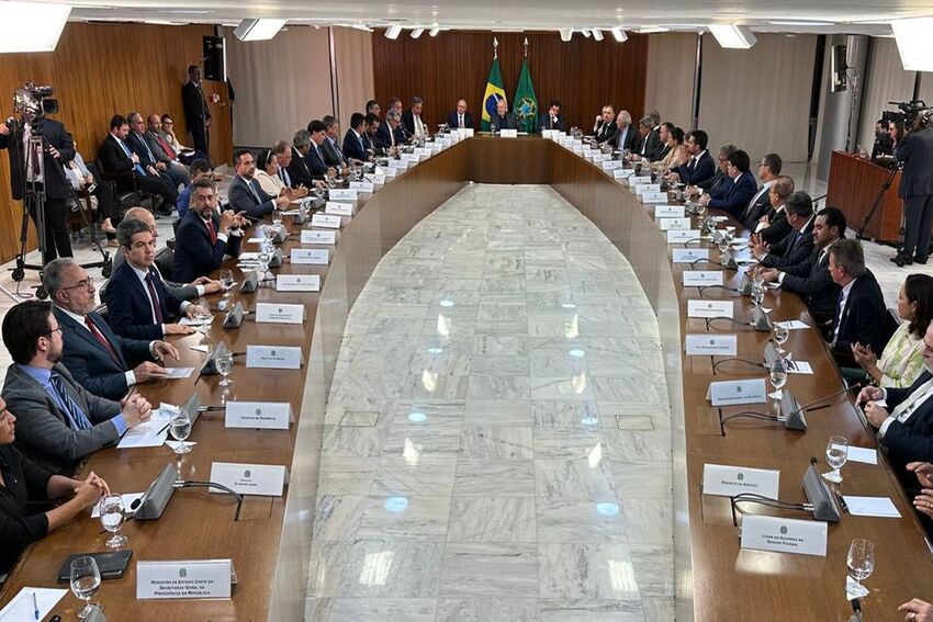 Governadores se encontraram com Lula no Palácio do Planalto