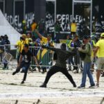manifestantes em Brasília