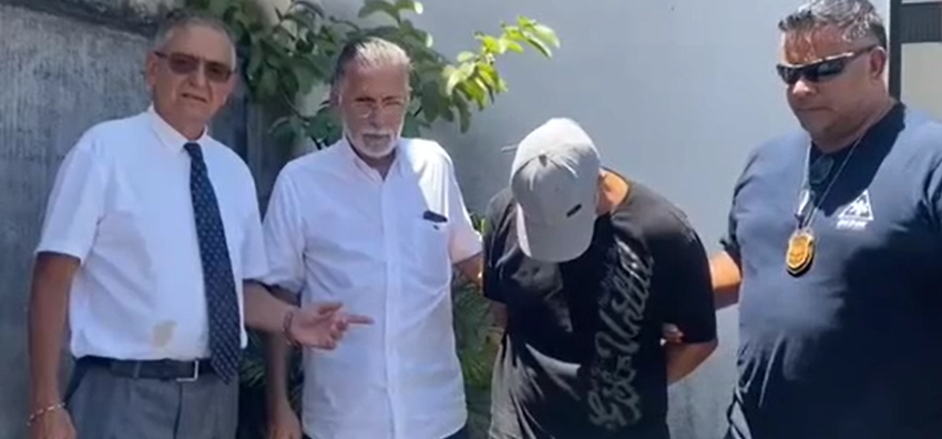 Vídeo mostra momento da prisão do assassino da fisioterapeuta de S.Bernardo