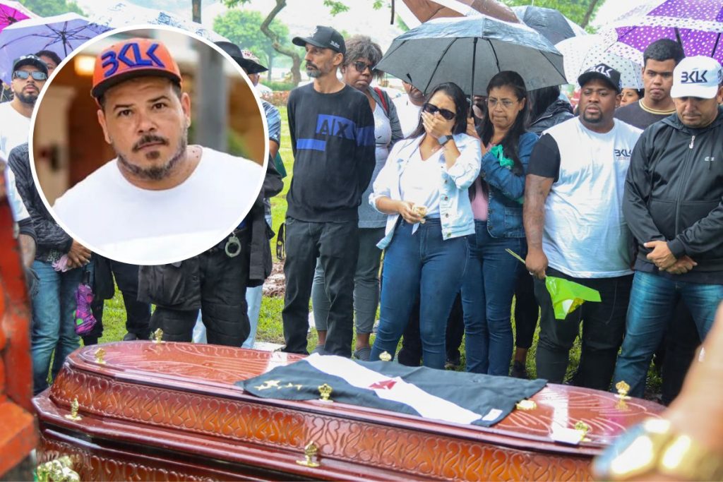 Familiares e amigos de Renatinho Bokaloka dão adeus ao cantor em enterro