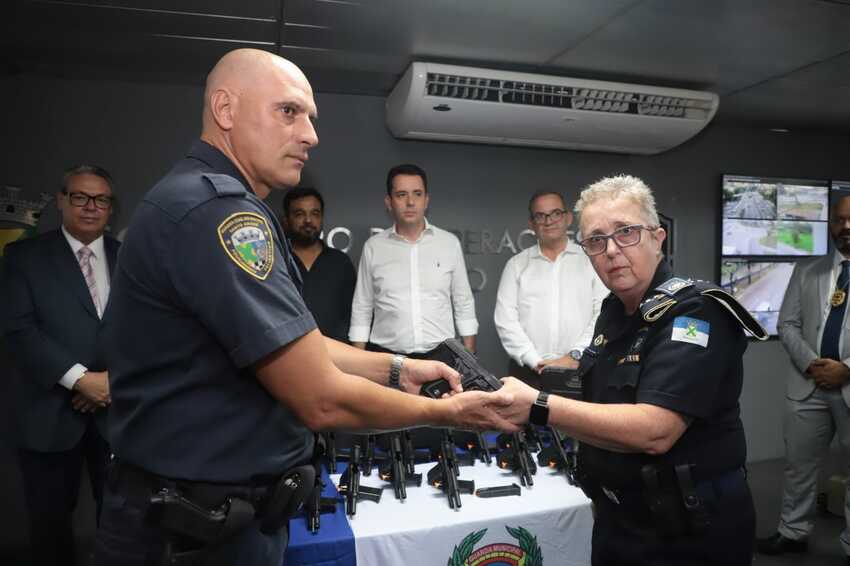 GCM de Santo André recebe novo armamento para reforçar segurança