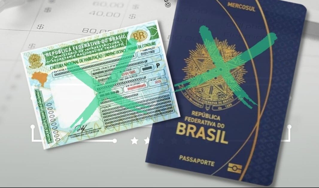 CNH e passaporte