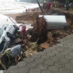 estragos no litoral