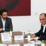 Auricchio e prefeito de SP, Ricardo Nunes,