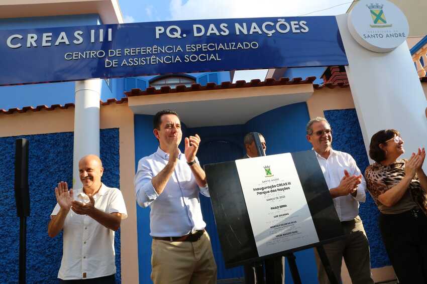 Vídeo: Santo André inaugura novo Creas no Parque das Nações