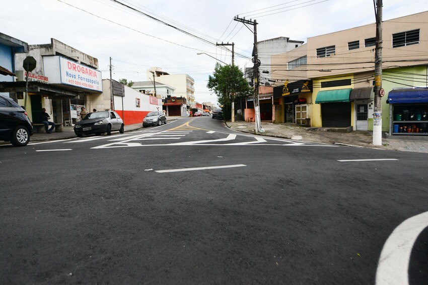 Em S.Bernardo, Programa Asfalto Novo recupera 29 ruas no Ferrazópolis