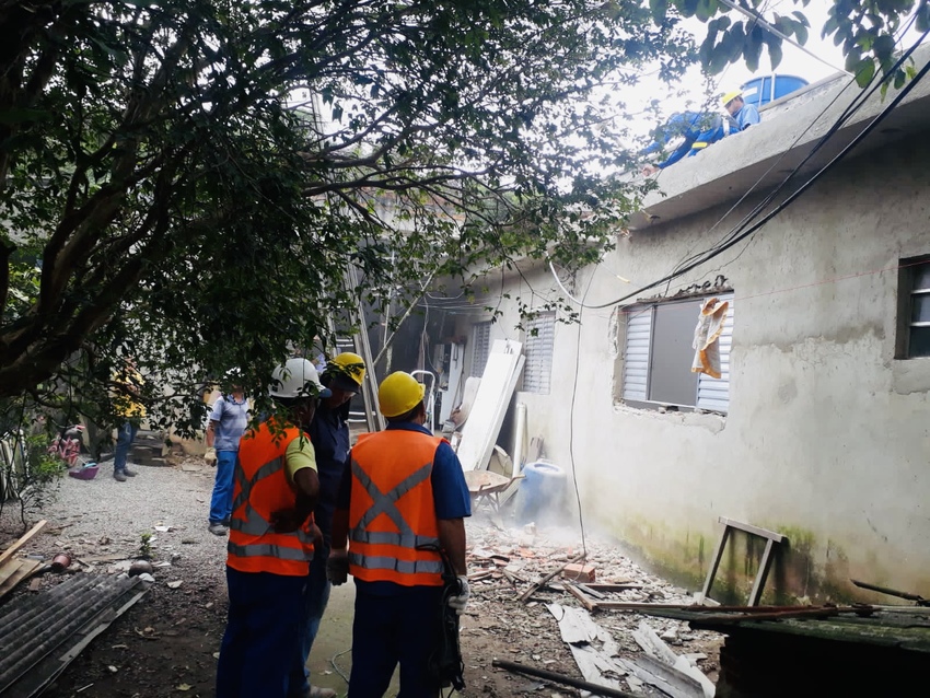 Construção irregular é demolida pela Prefeitura de Santo André