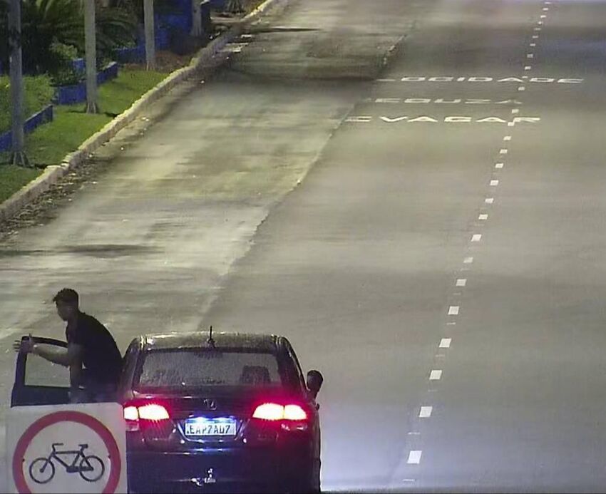 Câmera de videomonitoramento ajuda PM a deter ladrão em São Caetano