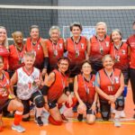 Atletas de vôlei da terceira idade