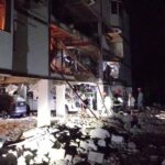 prédio onde teve explosão
