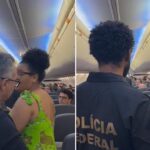 passageira é retirada de avião