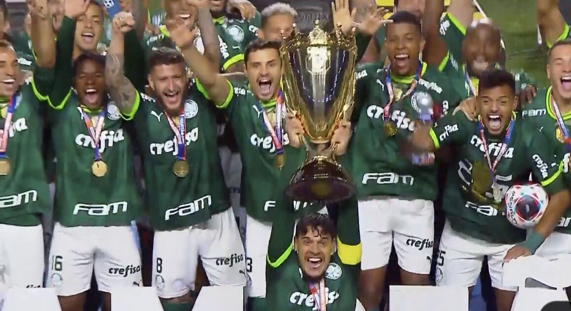 Palmeiras goleia o Água Santa e é campeão do Paulistão de 2023