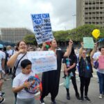 protesto de mães