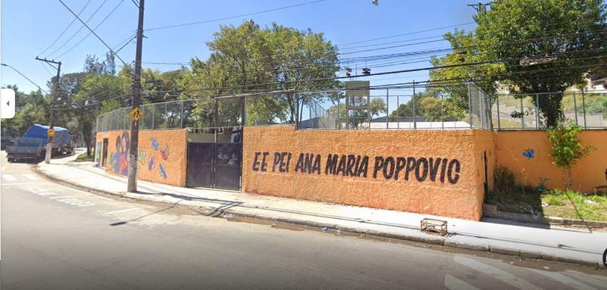 fachada da escola Ana maria Poppovic