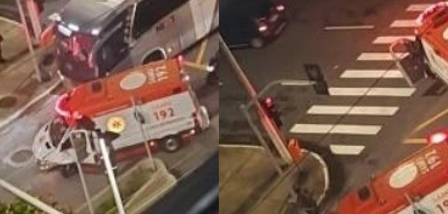 colisão de ambulância no corredor de ônibus de São Bernardo