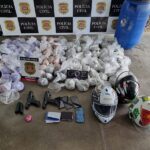 produtos apreendidos pela Polícia