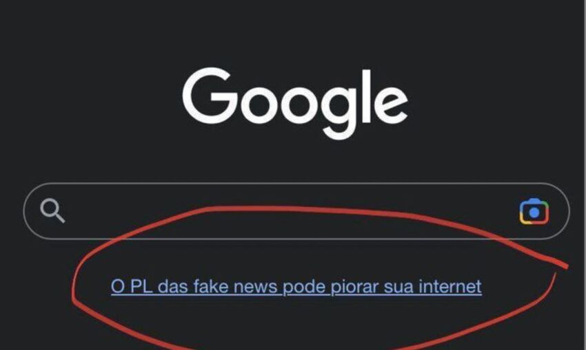 Google faz campanha contra PL das Fake News: “Pode piorar a internet”