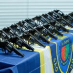 Pistolas calibre 38 doadas para Rio Grande da Serra
