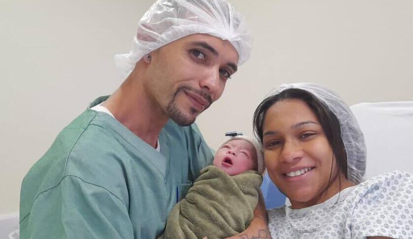 primeiro bebê nascido no Hospital da Mulher