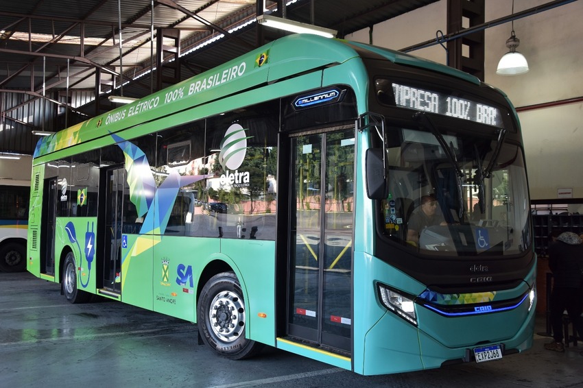 Ônibus elétrico 100% brasileiro