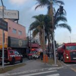 viaturas do Corpo de Bombeiros de São Bernardo