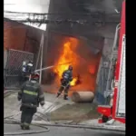 incêndio em fábrica de Diadema