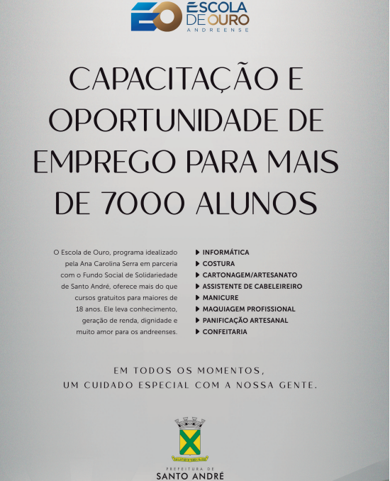 propaganda da Prefeitura de Santo André