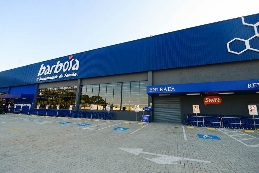 fachada do Supermercado Barbosa