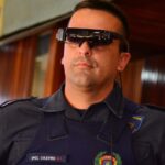 GCM de Santo André com óculos inteligente