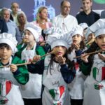 Crianças na Festa Italiana
