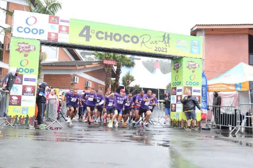 Choco Run reuniu cerca de 1.100 esportistas em Ribeirão Pires