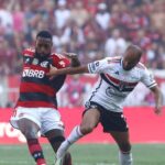 flamengo e São Paulo em campo