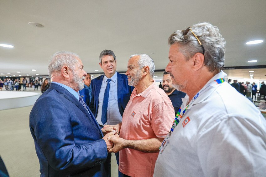 Maninho de Diadema se encontra com presidente Lula