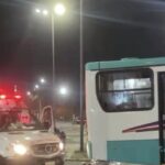 ônibus e samu em Rio Grande da Serra