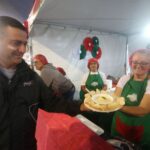 comida italiana em barraca típica