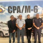 Vereador Akira, comandante do CPA/M-6, coronel Luiz Fernando Alves, deputada Carla Morando e major PM Casado
