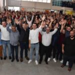 autoridades do CDHU e Prefeitura