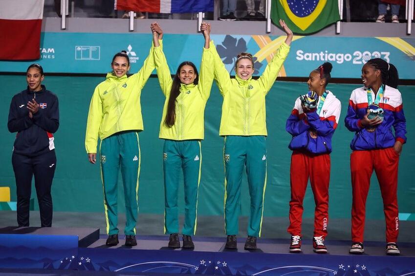 Atletas de São Caetano conquistam o bronze no taekwondo do Pan
