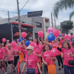 caminhada da mulheres em São Caetano